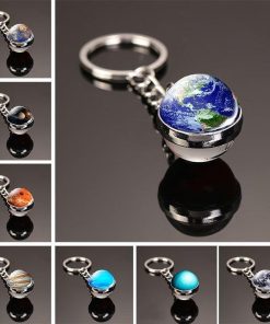 惑星キーホルダー バックチャーム レディース キーホルダー キーリング 地球 木星 土星 銀河 メンズ 贈り物 プレゼント キレイ おしゃれ