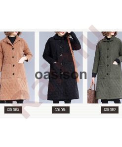 中綿コート コート レディース ロング丈 秋冬 冬 40代 ロングコート ジャケット コーディロイ 長袖 アウター チュニック フード付き 大きいサイズ カジュアル