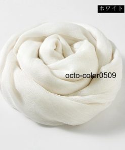 ストール 薄手 夏 uvカット 紫外線対策 ショール 日焼け止め 冷房対策 マフラー 無地 10色 夏用ストール 綿麻風