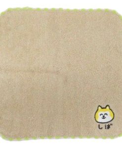 おえかきさん ワンポイント刺繍ハンカチタオル ミニタオル しばいぬさん キャラクター