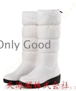 防寒 冬靴 ウィンターシューズ スノーブーツ 滑りにくい 4.5cmヒール 防水 ロングブーツ レディース ラウンドトゥ 雪 シューズ ドローコード 冬道 北海道