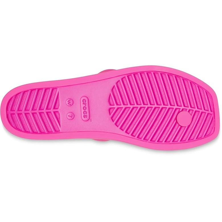 crocs クロックス Crocs Miami Toe Loop Sandal レディース サンダル Pink Crush - 画像 (2)