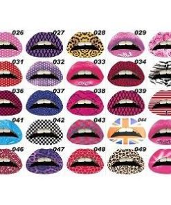 ハロウィン 唇 リップタトゥーシール ワンタッチリップメイクシール リップステッカー リップシール リップタトゥー LIPs Sticker TATOO 衣装 コスチューム