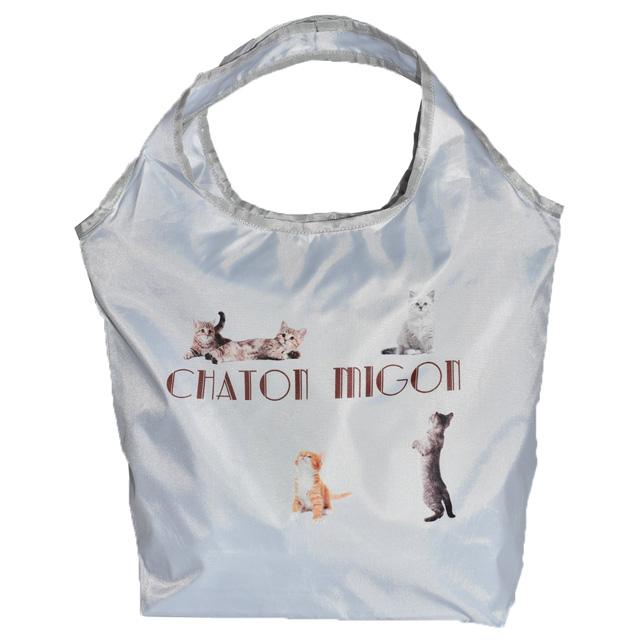 エコバッグ 保冷 保温 折りたたみ 猫柄 キャット 写真 軽量 便利 トート ショッピング レジャー 買い物 かわいい おしゃれ プレゼント 誕生日 - 画像 (6)