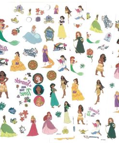 送料無料/ ディズニー プリンセス タトゥーシール 140カット タトゥー ステッカー メイク キッズコスメ