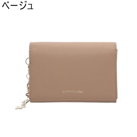 LANVIN en Bleu 【送料無料】【ラッピング無料】ランバン オン ブルー カードケース ルナ 名刺入れ - 画像 (3)