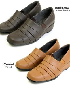 PANSY 【アウトレット】レディース スリッポン シューズ 靴 くつ レディース ダークブラウン キャメル pansy パンジー 4473【返品交換不可】