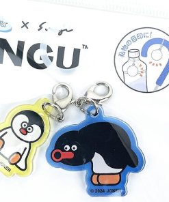 ピングー(PINGU)×松本セイジ アクリルマーカーチャームセット(PINGU&PINGA) キーホルダー 日本製