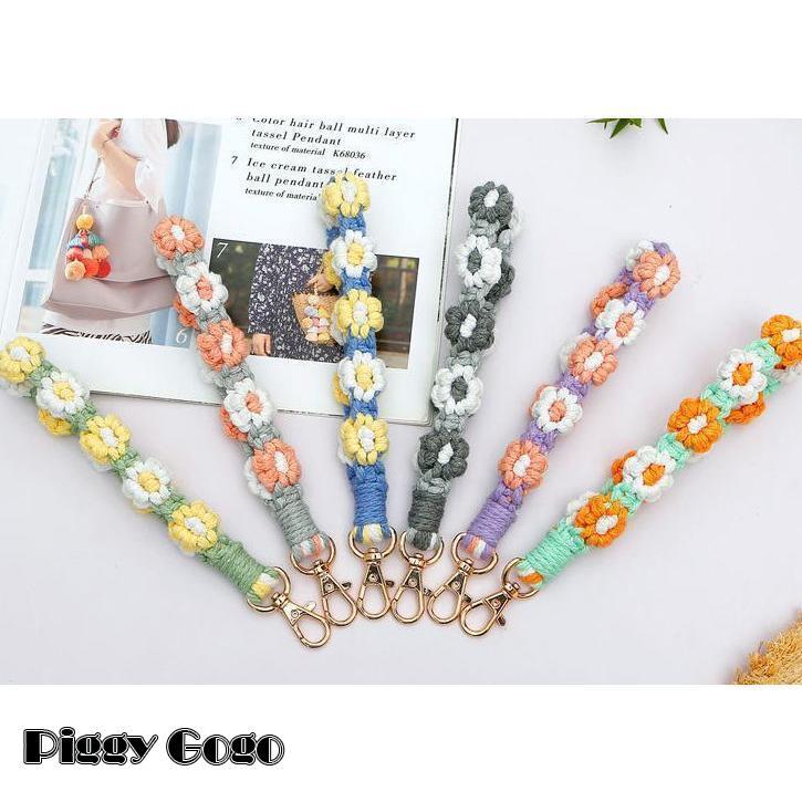 キーホルダー ストラップ ハンドストラップ バッグチャーム スマホストラップ 花 フラワー アクセント 目印 かわいい おしゃれ - 画像 (6)