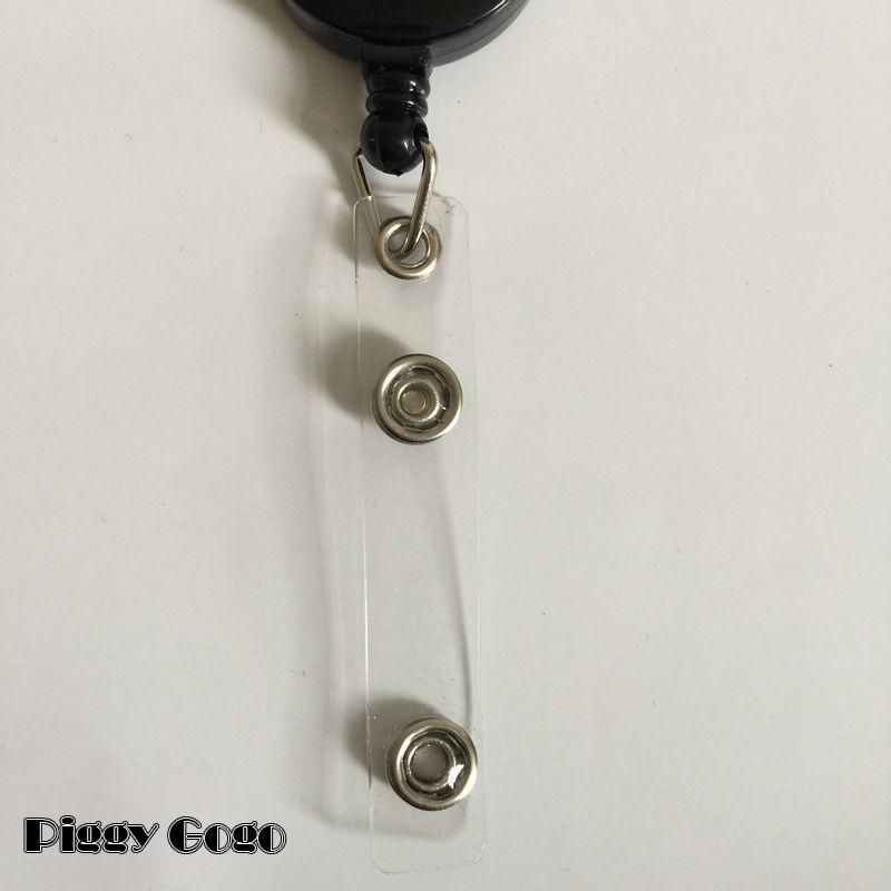 キーリール コードリール リールキーホルダー スナップボタン 伸縮 伸びる 落下 紛失防止 鍵 パスケース IDカード 定期入れ - 画像 (3)