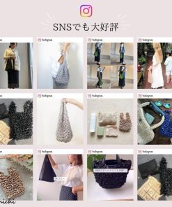 くしゅくしゅ たたまないおしゃれ コンビニ お弁当バック サブバッグ サブバック 大容量 伸縮 ドロールバッグ 買い物袋 軽量 コンパクト