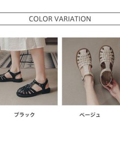 本日までセール価額！サンダル グルカサンダル 大 レディース 編み込みストラップサンダル ぺたんこ おしゃれ 歩きやすい 軽量 疲れにくい
