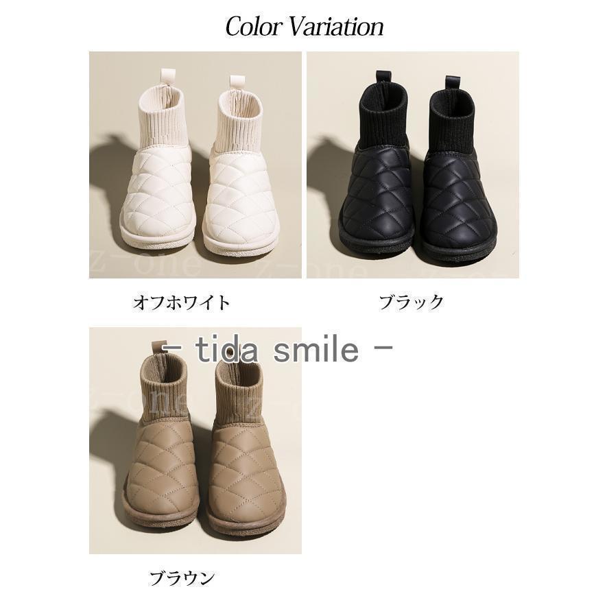 ムートンブーツ レディース 新作 防寒靴 防寒ブーツ 秋冬 滑り止め 裏起毛 軽量 アウトドア 暖かい 滑らない 歩きやすい おしゃれ 保温 雪靴 - 画像 (4)