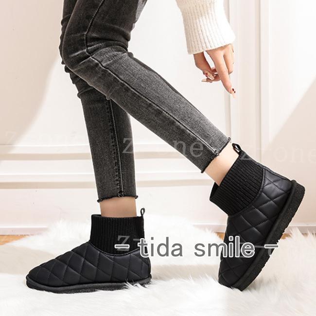 ムートンブーツ レディース 新作 防寒靴 防寒ブーツ 秋冬 滑り止め 裏起毛 軽量 アウトドア 暖かい 滑らない 歩きやすい おしゃれ 保温 雪靴 - 画像 (7)