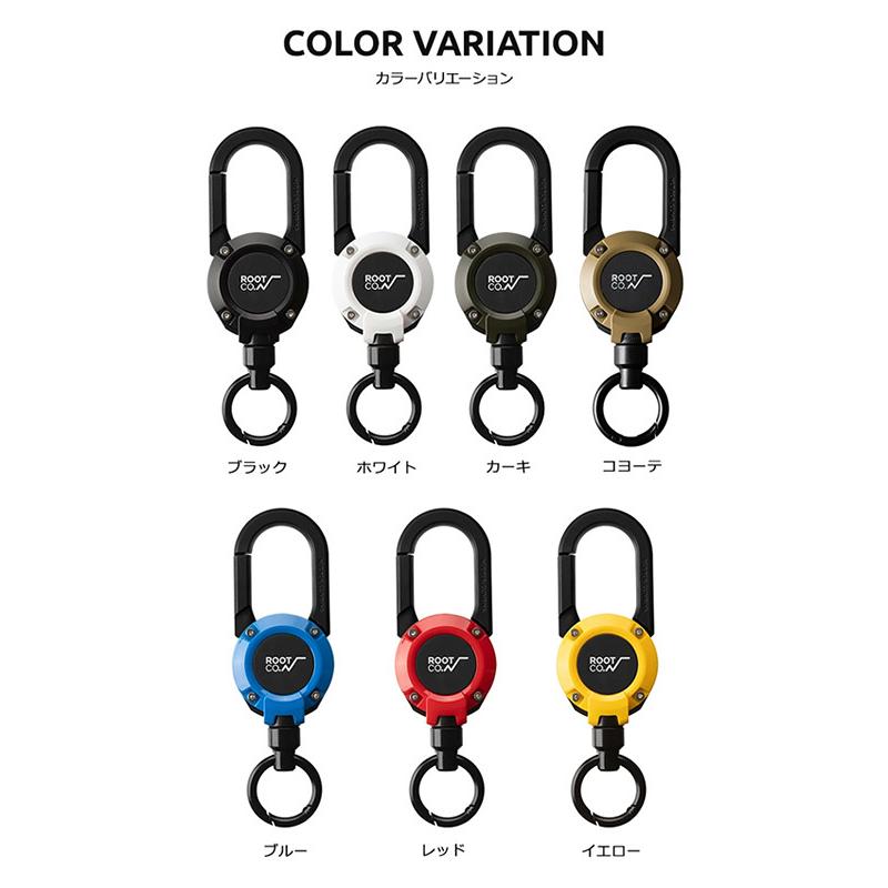ROOT CO. CO ルートコー マグネット内蔵型 カラビナ キーホルダー GRAVITY MAG REEL 360 アウトドア 落下防止 GMR3 - 画像 (9)