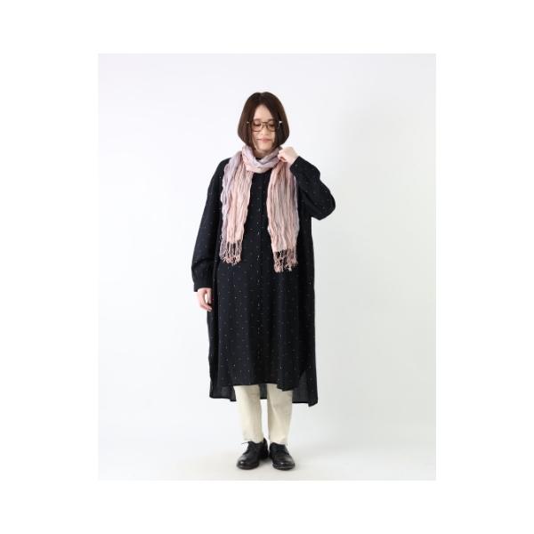 ストール バイカラー UVカット 冷房対策 柔らか レディース ナチュラル カジュアル 大人ナチュラル 無地 4色 春 夏 秋 - 画像 (8)