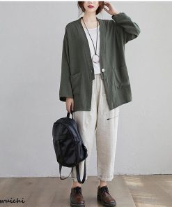 コート レディース ジャケット ノーカラーコート 春 夏 春夏 アウター ロング ミディアム 大人 ガウン コーディガン 長袖 母 OL