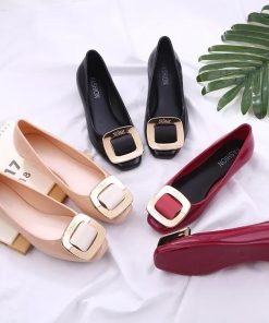 通勤 痛くない パンプス フラット レザー レディース きれいめ 合成皮革 カジュアル 大きいサイズ 小さいサイズ 走れるパンプス ローヒール ぺた