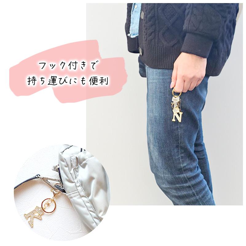 キーホルダー 金具 パーツ キーリング イニシャル 名入れ 王冠 金属 おしゃれ かわいい レディース アクセサリー 釣り キャンプ アウトドア 高校生 女子高生 - 画像 (3)