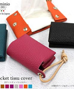 ルミニーオ ポケットティッシュケース DG-16 本革 日本製 オレンジ/金具シルバー ODMDG16-OR-SV luminio (ルミニーオ)