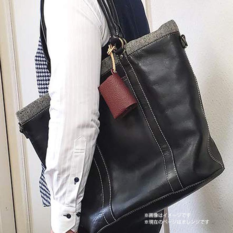 ルミニーオ ポケットティッシュケース DG-16 本革 日本製 オレンジ/金具シルバー ODMDG16-OR-SV luminio (ルミニーオ) - 画像 (4)