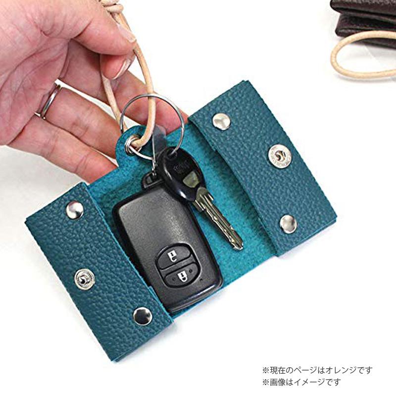 ルミニーオ ポケットティッシュケース DG-16 本革 日本製 オレンジ/金具シルバー ODMDG16-OR-SV luminio (ルミニーオ) - 画像 (6)