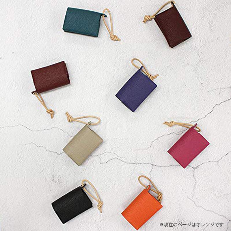 ルミニーオ ポケットティッシュケース DG-16 本革 日本製 オレンジ/金具シルバー ODMDG16-OR-SV luminio (ルミニーオ) - 画像 (8)