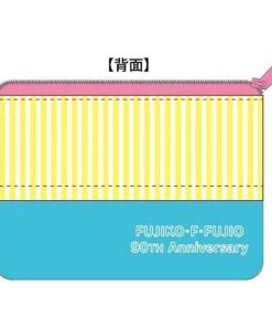 藤子・F・不二雄 生誕90周年記念 ティッシュポーチ ブルー ファスナーポケット付 ドラえもん/コロ助/チンプイ 人気 かわいい [02] 〔合計1100円以上で購入可〕