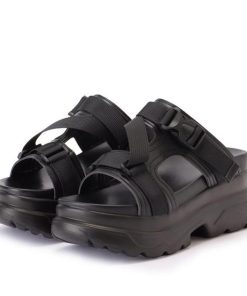 Lace Ladies ダブルベルト 厚底 スポーツ コンフォート サンダル 女性 レディース 靴 シューズ ビーチ 夏 海 プール ラフ カジュアル スリッパ ワ