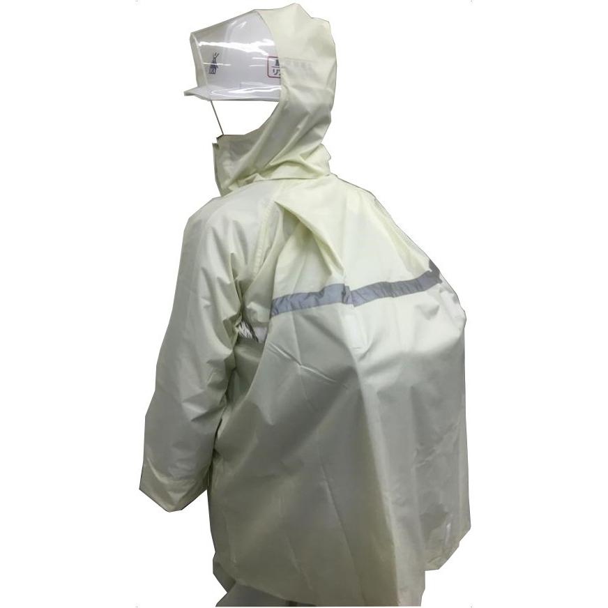 通学用 レインコート リュック対応 自転車 レディース カッパ 学校 スクールレインコート 女子 学生 雨具 回るフード - 画像 (4)