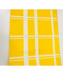 ys7373079; 格子模様織出し帯地反物【アンティーク】【着】