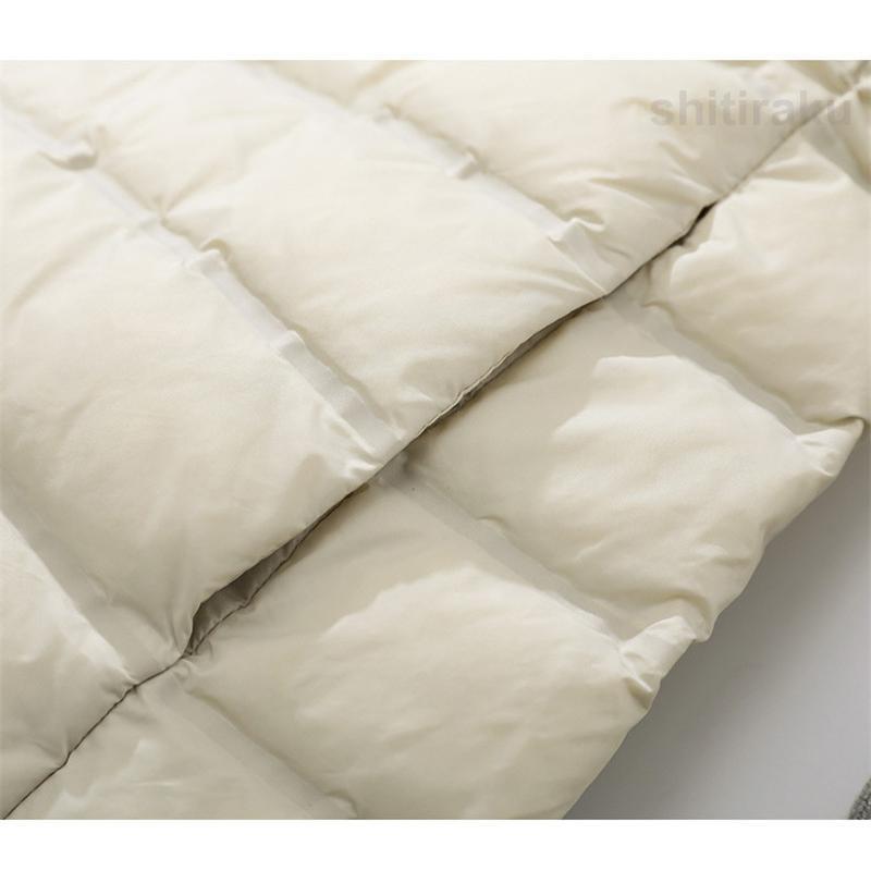 ダウンベスト レディース ベスト 袖なし フード付き 無地 ロングベスト ロング丈 チョッキ ジレ キルティング カジュアル 軽量 おしゃれ - 画像 (9)