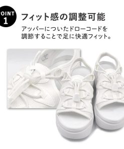 GERRY レディース サンダル 厚底 超軽量 カジュアル 室内履き 通学 旅行 おでかけ フットベッド GR5590