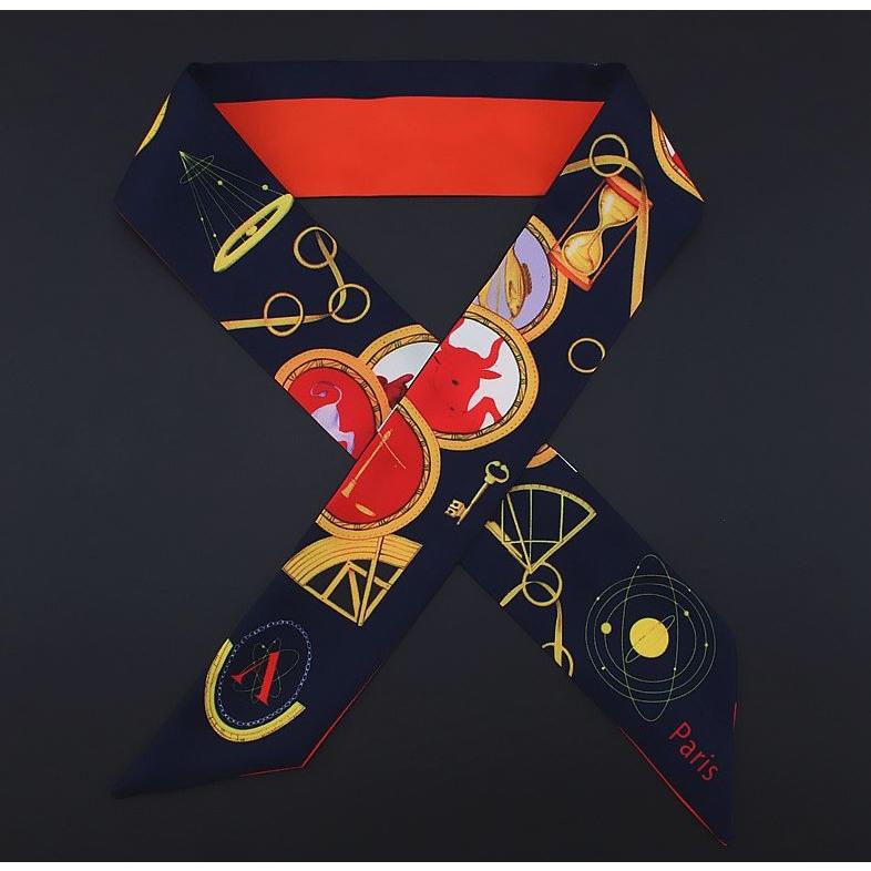 2点以上1送料無料 「 バッグ ハンドル 巻きつけ用 プリント リボン スカーフ 」イニシャル ★アルファベット - 画像 (8)