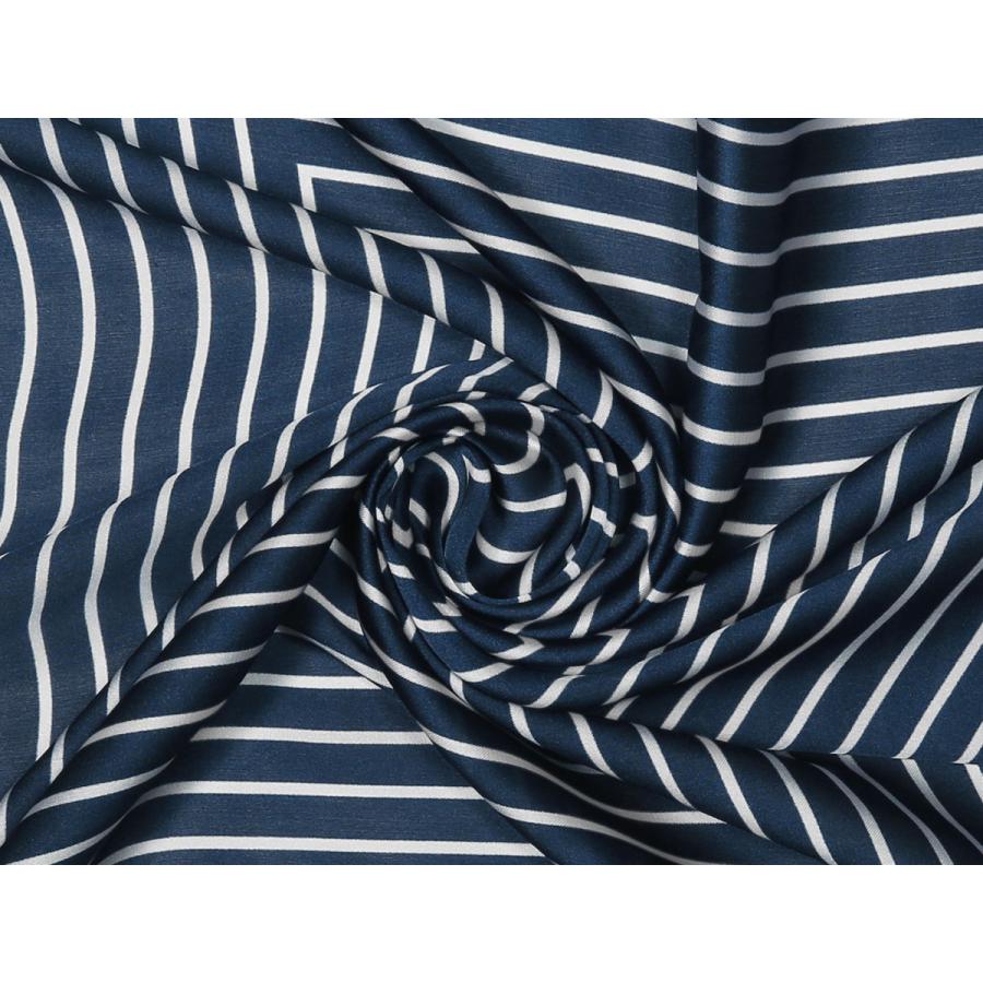 uxcell Allegra K シルクスカーフ 正方形 70cm スクエアスカーフ ネッカチーフ お洒落 レディース ネイビーブルー 70x70cm - 画像 (4)