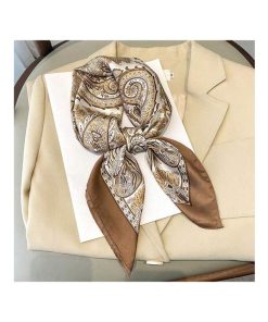 アクセサリー レディース スカーフ 70年代風女性用 バンダナ ネッカチーフ、ボヘミアン風デザイン、音楽フェス、カジュアル、ビジネ