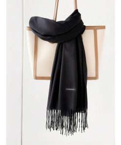 アクセサリー レディース スカーフ 1個 190*70cm 屋外クラシックソリッドカラー 防風ショール、ファッショナブルなユニセッ