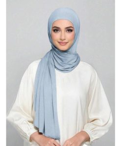 アクセサリー レディース スカーフ 1枚 柔らかく通気性があり、毛玉ができにくい素材のインスタントジャージーヒジャブ。結び付けるタ