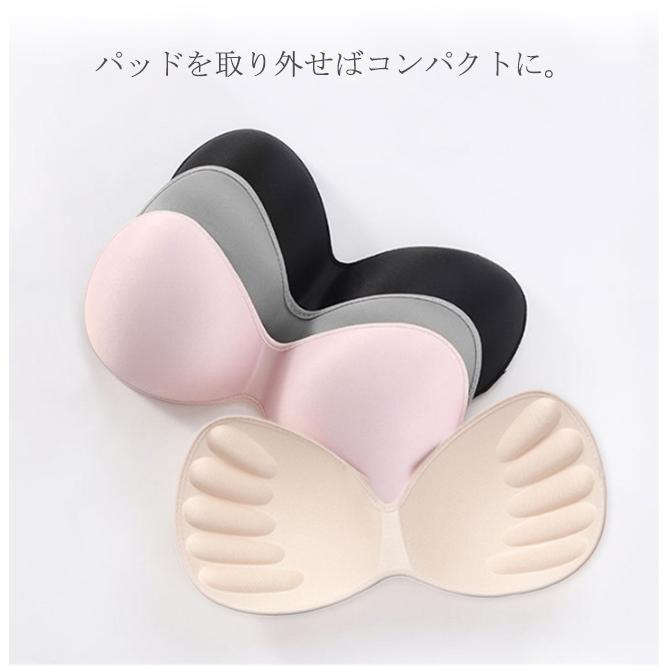 【2点目半額】ブラジャー シームレスブラ ナイトブラ ノンワイヤー 育乳 ブラ パッド付き 取り外し可能 スポーツブラ 縫い目なし 女性 肌着 - 画像 (8)