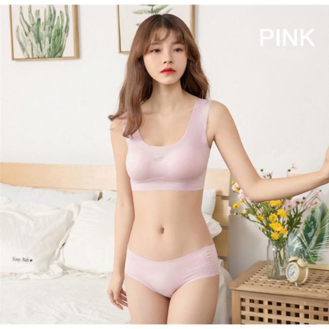 【2点目半額】ブラジャー シームレスブラ ナイトブラ ノンワイヤー 育乳 ブラ パッド付き 取り外し可能 スポーツブラ 縫い目なし 女性 肌着 - 画像 (9)