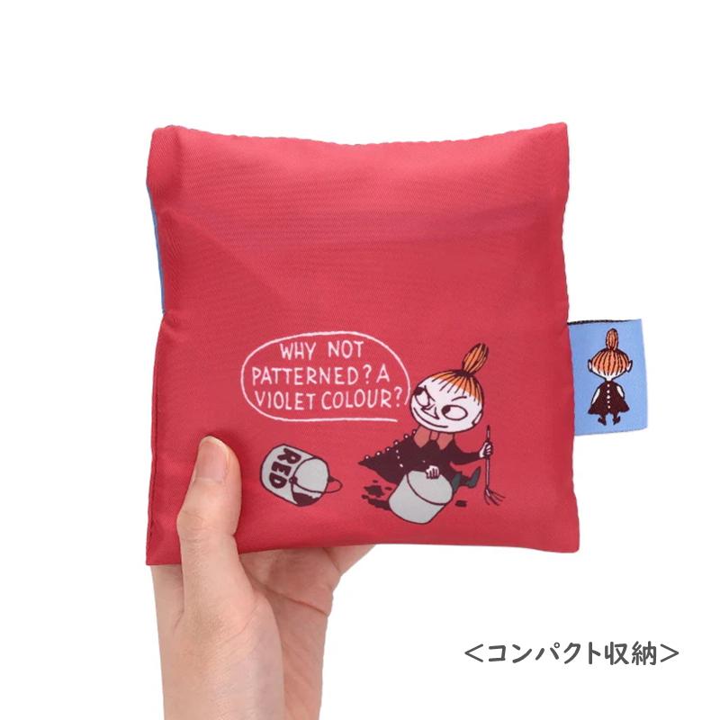 MOOMIN ムーミン マルシェショッピング エコバッグ 買い物バッグ リトルミィ ショッピングバッグ 肩掛け トートバッグ ミィ コンパクト moomin かわいい 北欧 - 画像 (6)