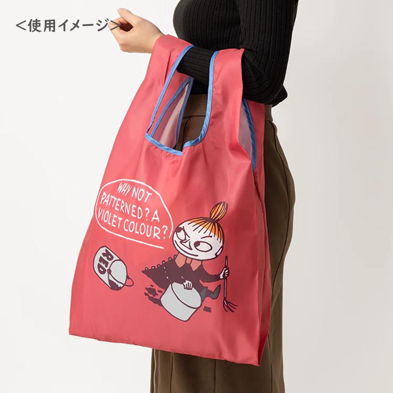 MOOMIN ムーミン マルシェショッピング エコバッグ 買い物バッグ リトルミィ ショッピングバッグ 肩掛け トートバッグ ミィ コンパクト moomin かわいい 北欧 - 画像 (7)