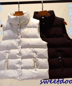 秋冬 新品ベスト ショート丈 レディース ダウンベスト 大きいサイズ 保温 ゆったり中綿チョッキ カジュアル中綿ベスト アウター学生 防寒着トップスM/L/LL