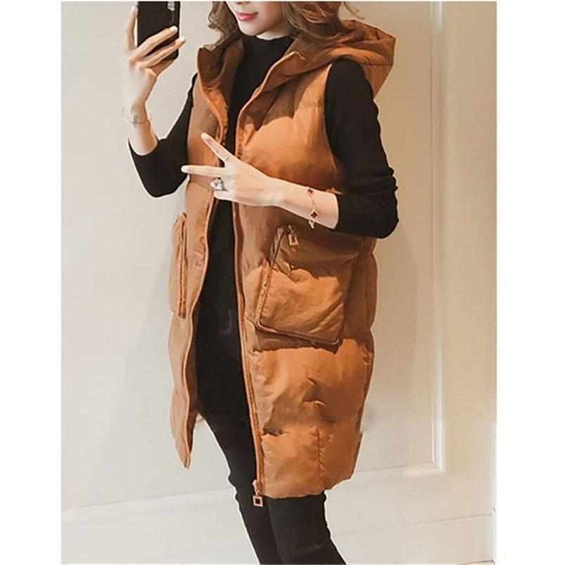 【値下げ】ダウン レディース ロング 防寒 ダウン ダウン フェイクダウンフードロング wb-011 - 画像 (3)