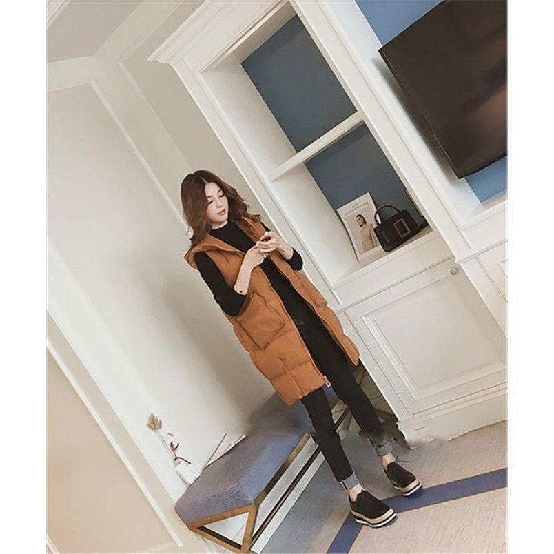 【値下げ】ダウン レディース ロング 防寒 ダウン ダウン フェイクダウンフードロング wb-011 - 画像 (5)