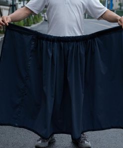 レインウェア メンズ レインスカート 夏用 男女兼用 合羽 ラップスカート 着脱簡単 軽量 カッパ 防水 自転車 ロングスカート 無地