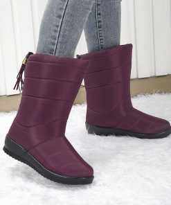 防寒 ブーツ レディース 裏起毛 通販 ミドル丈 ショート ボア レディースブーツ 靴 シューズ スノーブーツ ウィンターブーツ 冬用 暖かい 滑り止め