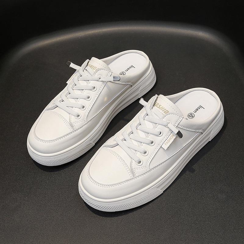 【値下げ】かかとなし スニーカー サンダル レディース フラット 履きやすい 婦人靴 サボ ハーフスリッパ スタイル