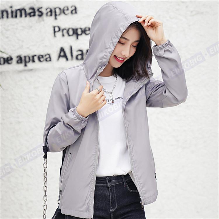 マウンテンパーカー トレンチコート レディース フード付き ジャケット スプリングコート 春コート 春服 カジュアル ゆったり 秋コーデ 秋服 - 画像 (4)