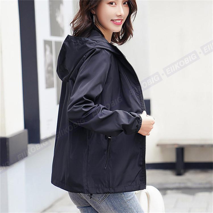 マウンテンパーカー トレンチコート レディース フード付き ジャケット スプリングコート 春コート 春服 カジュアル ゆったり 秋コーデ 秋服 - 画像 (6)